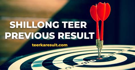 shilong teer old result